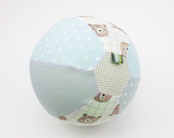 Balloon cover/ball bears light blue/beige