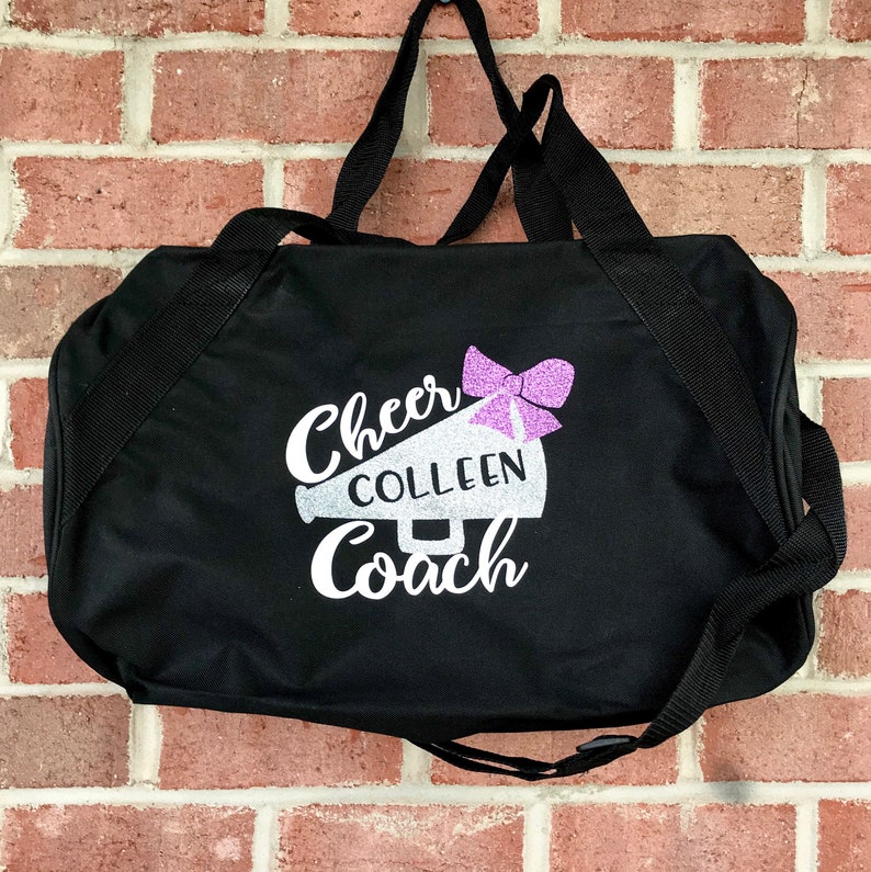 Personalized Cheer Bag / Cheer Duffle Bag / Personalized Cheer Etsy