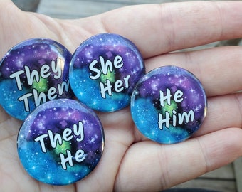 Galaxy Pronoun buttons customizable