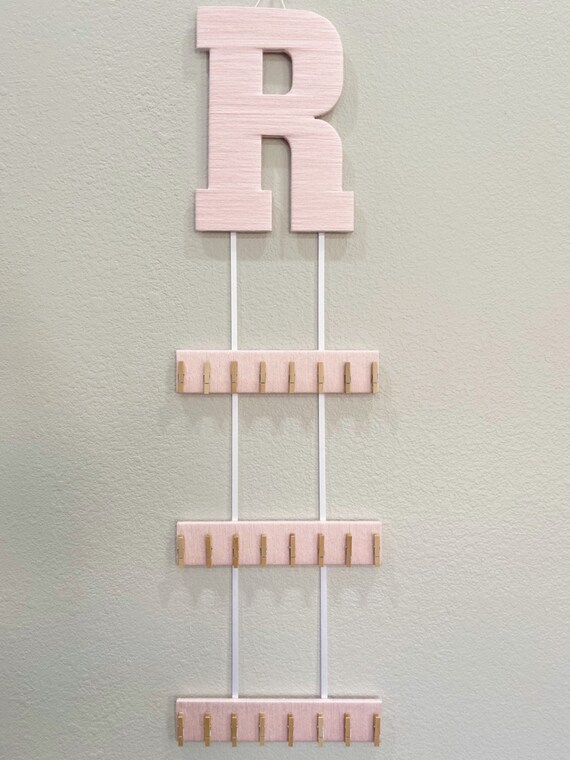 Headband Holder Hair Bow Holder Pink Yarn Letter R Baby Headband Organizer Girls Bow Hanger Nursery Letter Hair Clip Holder By liyahsletters Catch My Party Headband Holder Hair Bow Holder Pink Yarn Letter R Baby Headband Organizer Girls Bow Hanger Nursery Letter Hair Clip Holder By liyahsletters Catch My Party