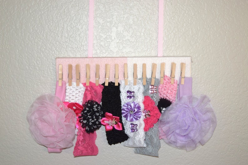 Headband Holder Bow Holder Baby Headband Organizer Girls Etsy