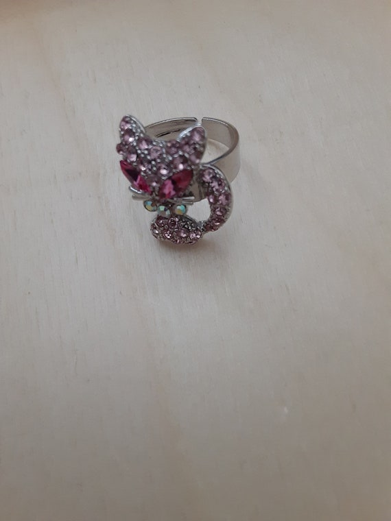 Vintage 1990s adorable cat ring!
