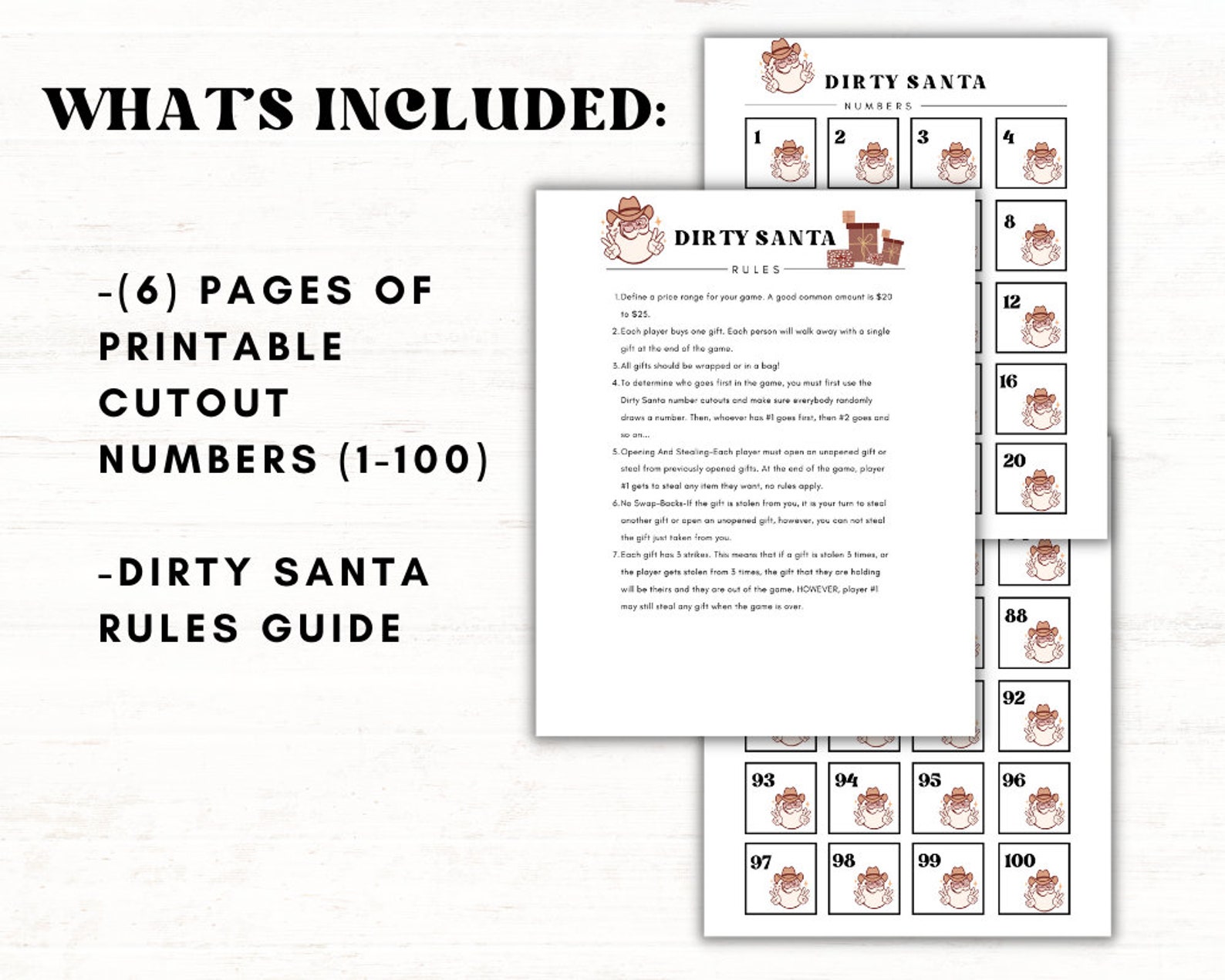 dirty-santa-numbers-dirty-santa-gift-dirty-santa-rules-white-elephant-rules-white-elephant
