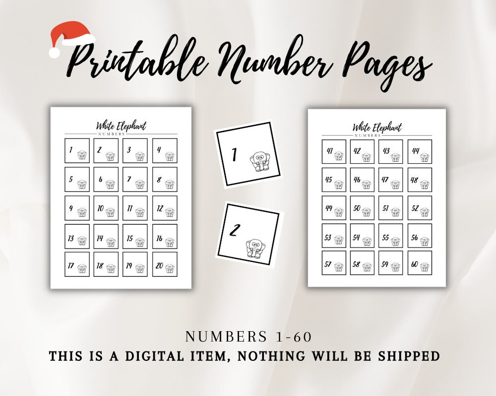 white elephant numbers, white elephant gifts funny, white elephant