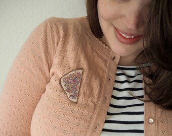 Fairy Bread Brooch - Jumbo size