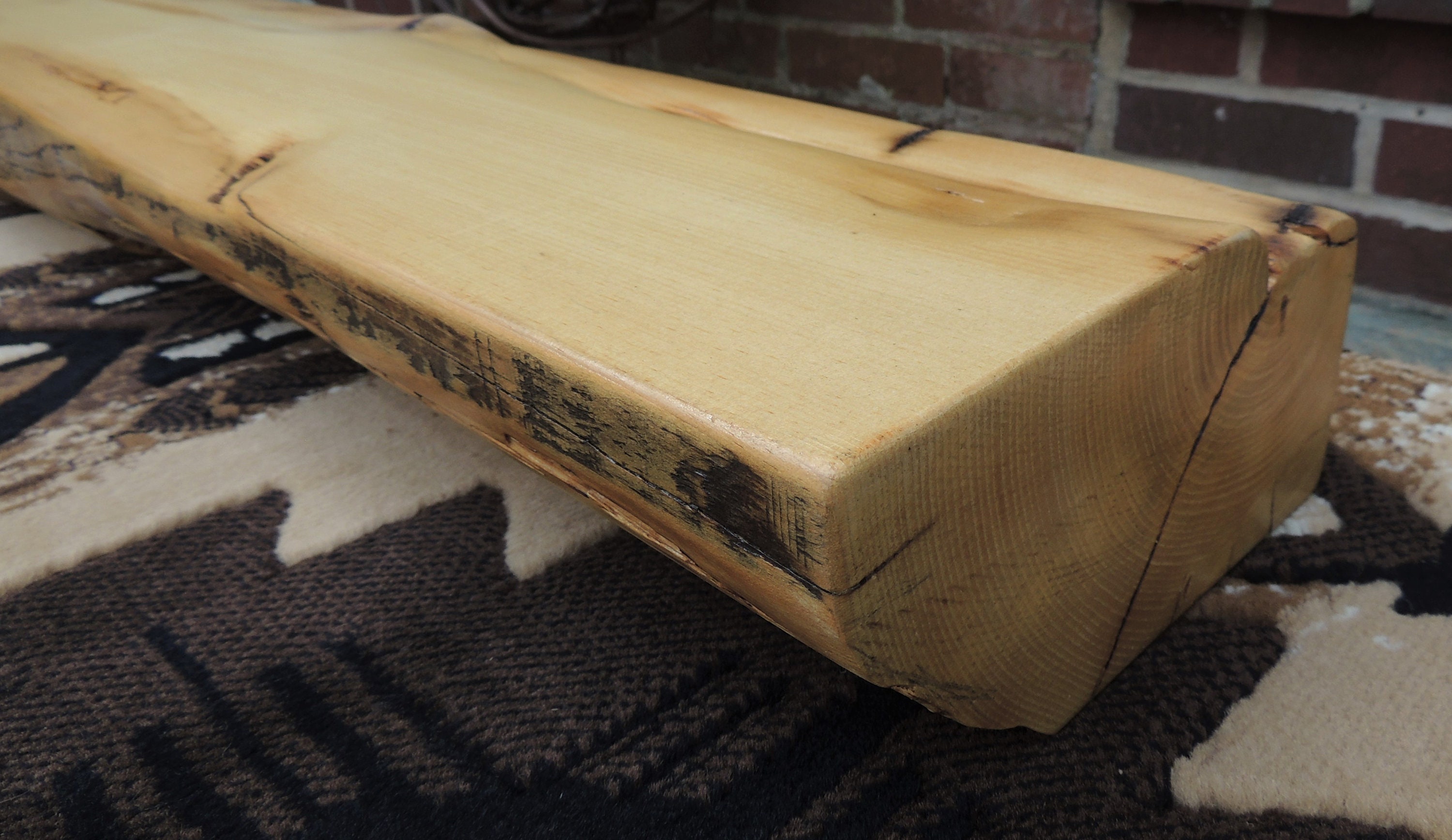 Estante del manto de la chimenea 56 x 8 x 4 | Etsy