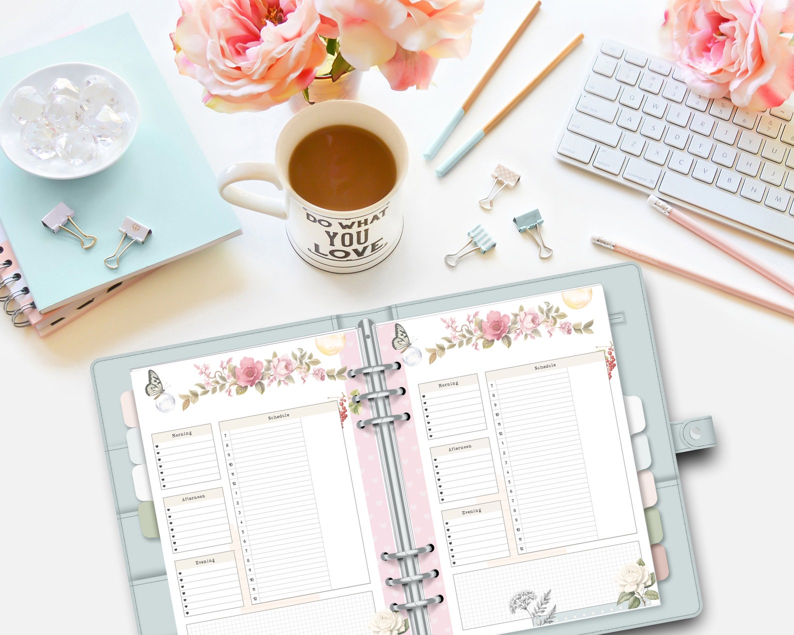 Printable Planner Daily Layout | A5 Planner Daily Digital Download ...