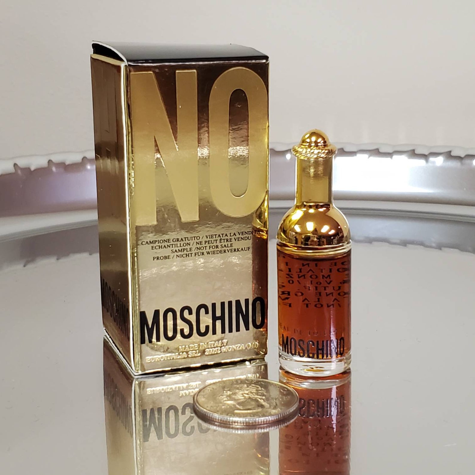 Mini Moschino Moschino 1987 Champagne 4ml Perfume Sample New in Box - Etsy