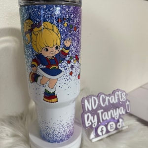 40oz. Tumbler with straw, Rainbow Gift for her, Travel Mug, Adult Funny Gift, Gift for Co-worker, gift for friend.