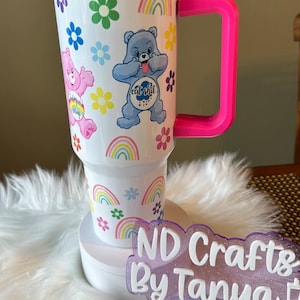 40oz. Tumbler with straw, Nostalgic Swear Bear Gift for her, Travel Mug, Adult Funny Gift, Gift for Co-worker, Mother’s Day gift