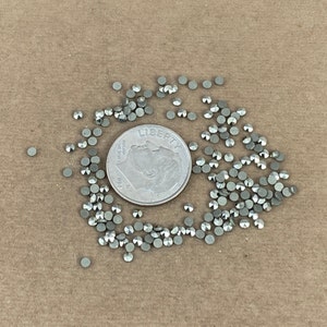 Marcasite Natural Round Faceted Flat Bottom High Quality Gemstones sold in 12 Piece 12 each Packages for Jewelry repairs from 0.9-2.0