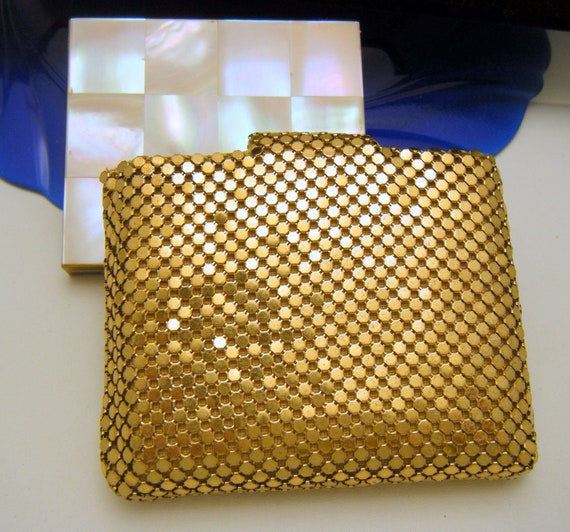 Vintage Whiting & Davis Mother of Pearl Tile Comp… - image 8