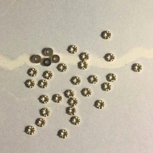 14 Karat Yellow Gold Illusion Settings for 3 Point facated gems