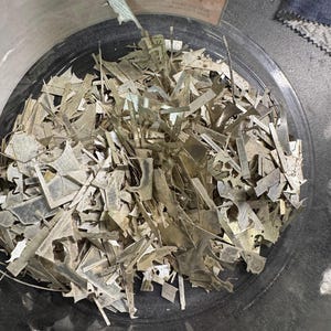 1/2 ounce sterlingzilver schroot, sieraden, gesmolten om te gieten