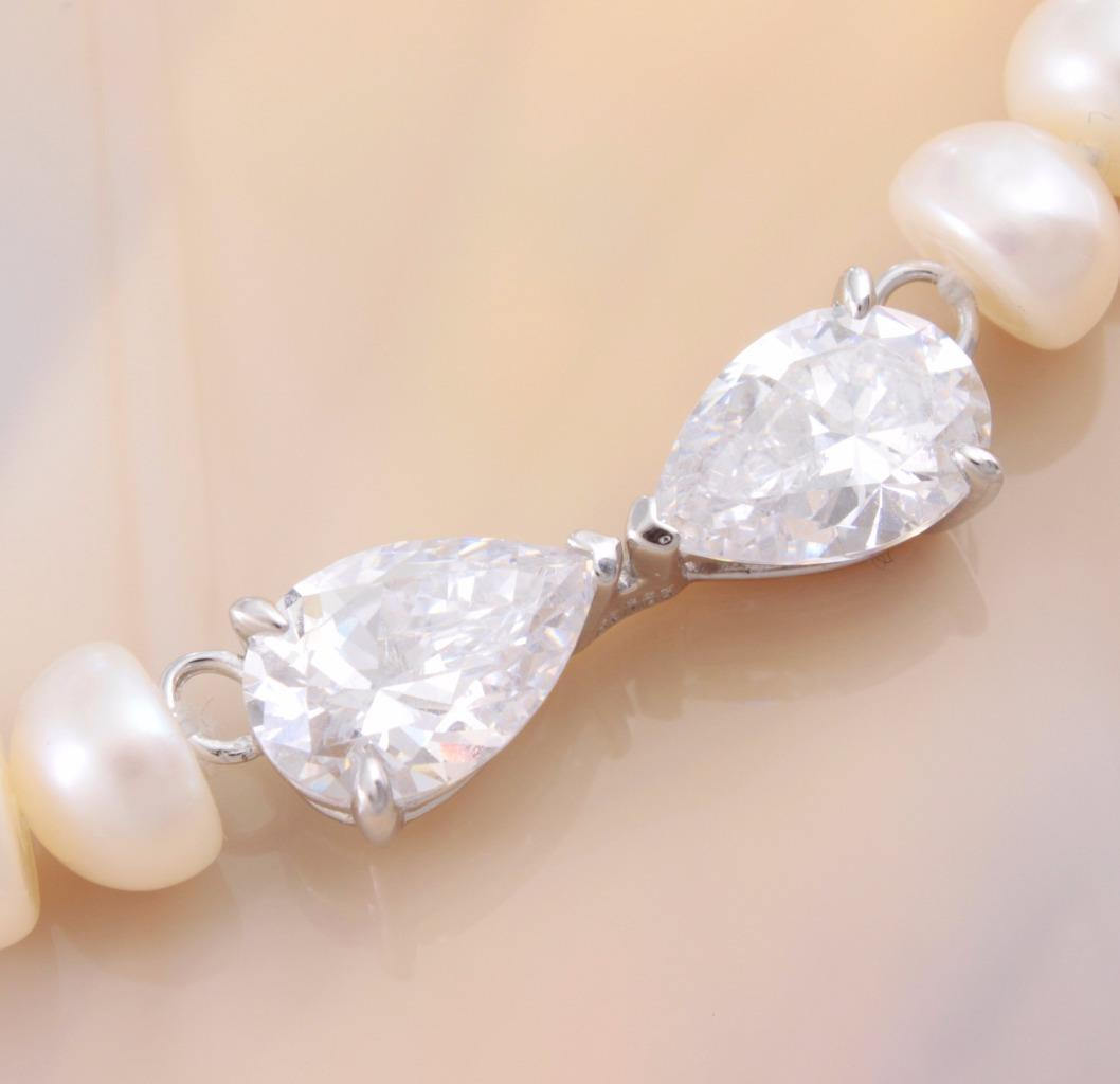 Vintage White 18 Inch 7.5MM Cultured Freshwater Pearl