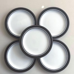 Vintage Hornsea Contrast Desert / Bread Plates