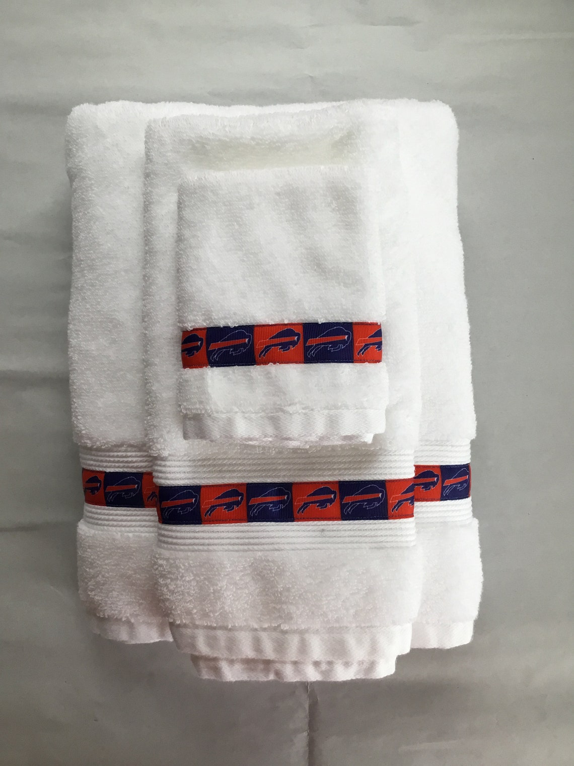 Buffalo Bills 3pc Bathroom Towel Set Etsy