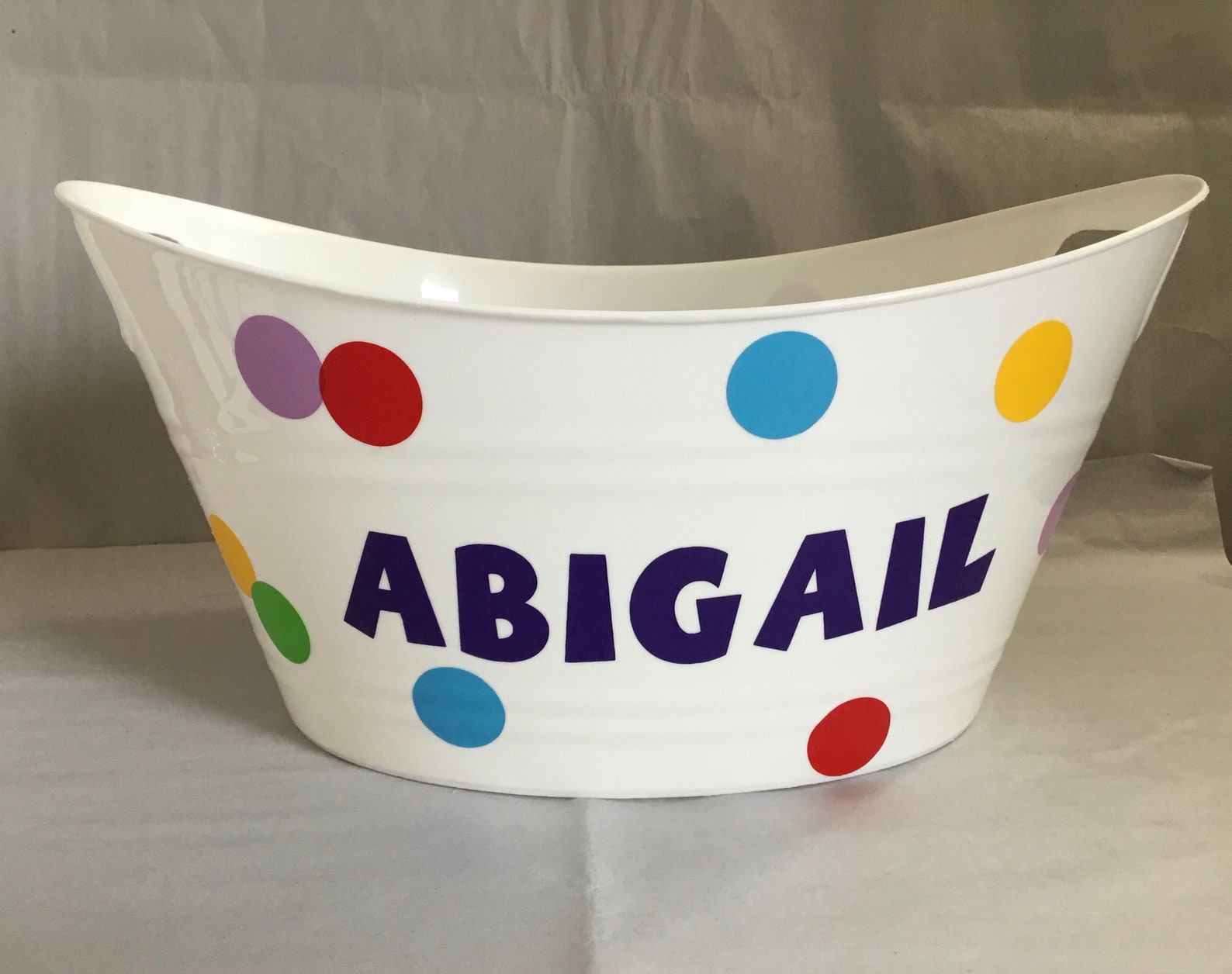 Plastic Personalized Bucket Easter Basket Drink Tub Gift Etsy