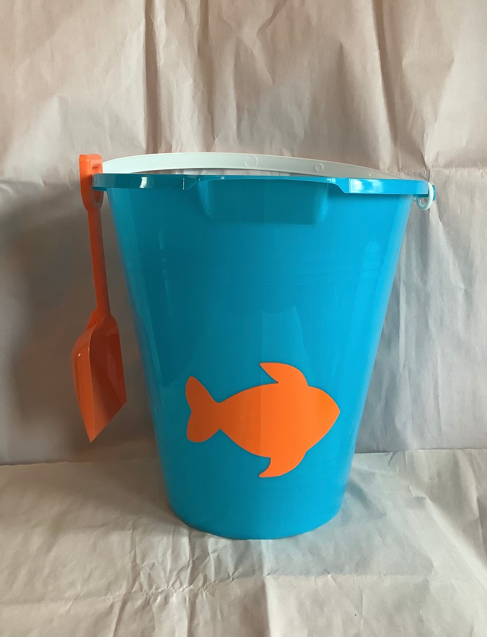 Personalized Sand Bucket With Shovel Kids Toy Beach Bucket Etsy