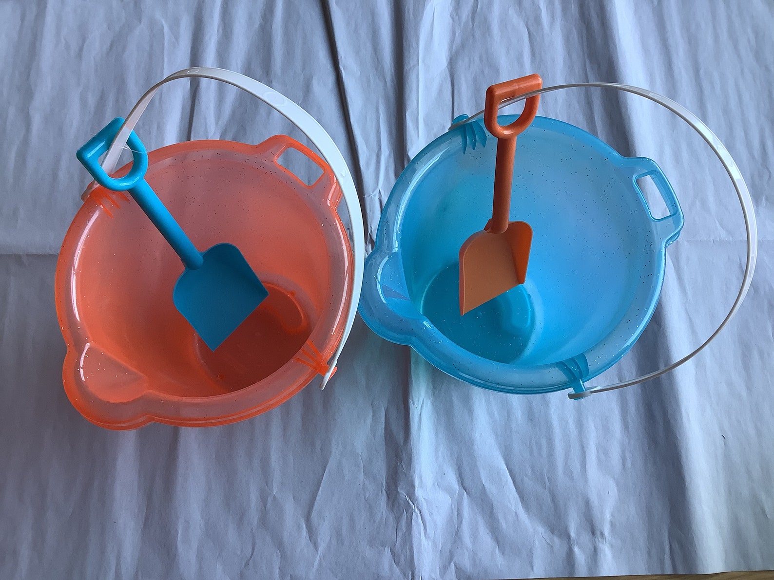 Personalized Glitter Sand Bucket With Shovel Kids Toy Beach Etsy