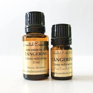 Tangerine Essential Oil Pure Therapeutic Tangerine Essential Oil Essential Oil of Tangerine Aromatherapy Oil image 1