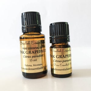 Grapefruit Essential Oil, Pink | Essential Oil of Pink Grapefruit | 100% Pure Essential Oil | Therapeutic Essential Oil of Pink Grapefruit