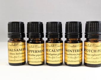 Winter Essential Oils Set, Pure Essential Oils Set for Winter, Aromatherapy Essential Oils Kit, Winter Diffuser Oils Set, Aromatherapy Set