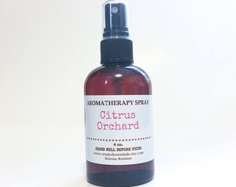 CITRUS ORCHARD Aromatherapy Spray Made With Pure Essential Oils | Essential Oil Room Spray | Natural Air Freshener | Essential Oil Spray