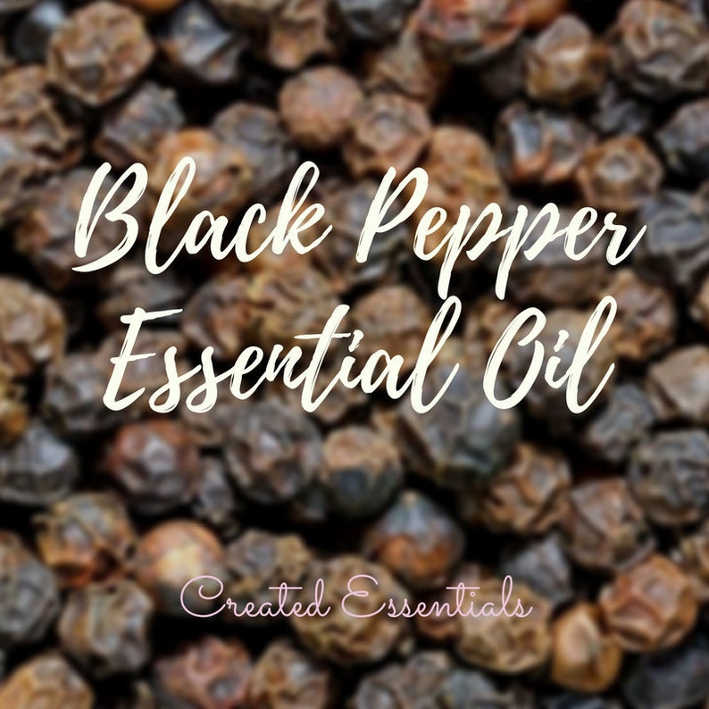 Black Pepper Essential Oil Essential Oil of Pepper Black Etsy