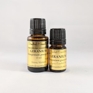Geranium Essential Oil | Organic Essential Oil of Geranium | 100% Pure Essential Oil | Therapeutic Essential Oil of Geranium | Aromatherapy