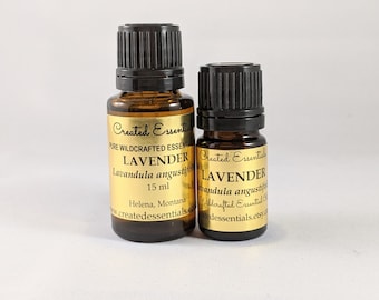 Lavender Essential Oil | High Altitude & Wildcrafted Lavender Essential Oil  | Pure Essential Oil | Therapeutic Lavender Aromatherapy Oil