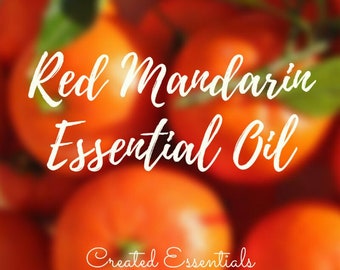 Aceite Esencial de Mandarina Roja, Aceite Esencial Puro de Mandarina Roja para Aromaterapia