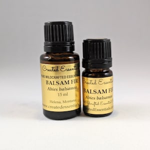 Balsam Fir Essential Oil | Wildcrafted Essential Oil Balsam Fir | 100 % Pure Essential Oil | Balsam Fir Aromatherapy Oil
