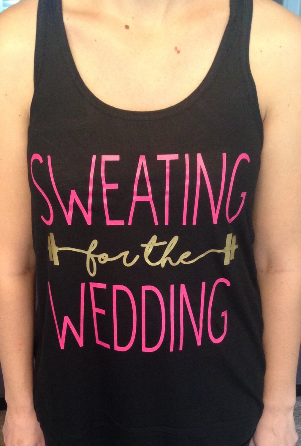 Sweating for the Wedding Tank Top