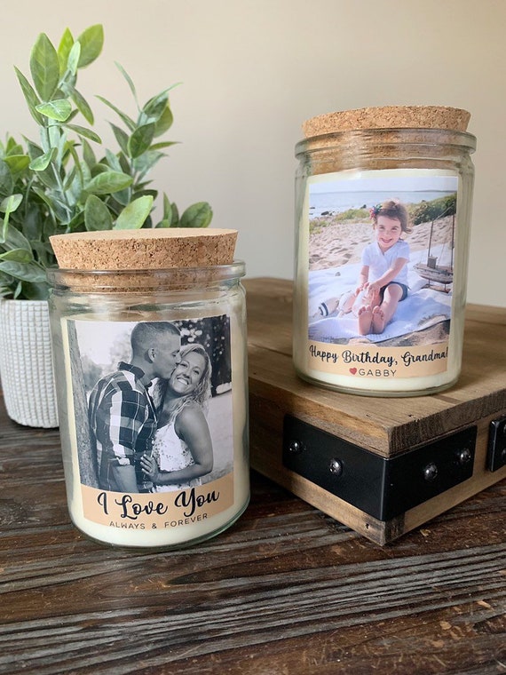 Personalised Yankee Candle Box With Personalised Candle Holder X
