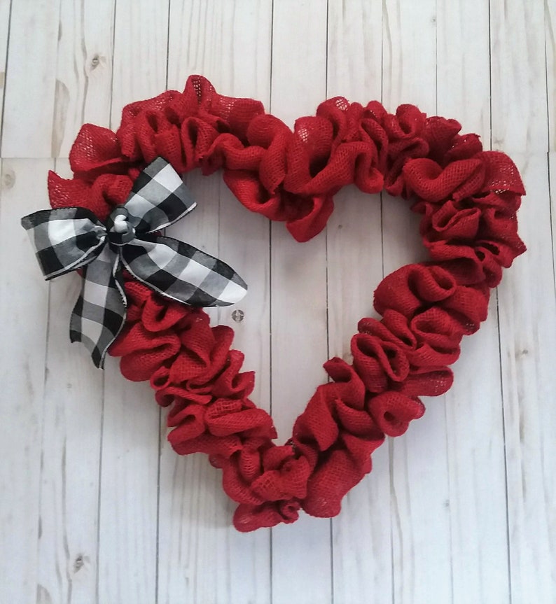 Front Door Or Mantle Burlap Wreath Red Burlap Wreath Multiple
