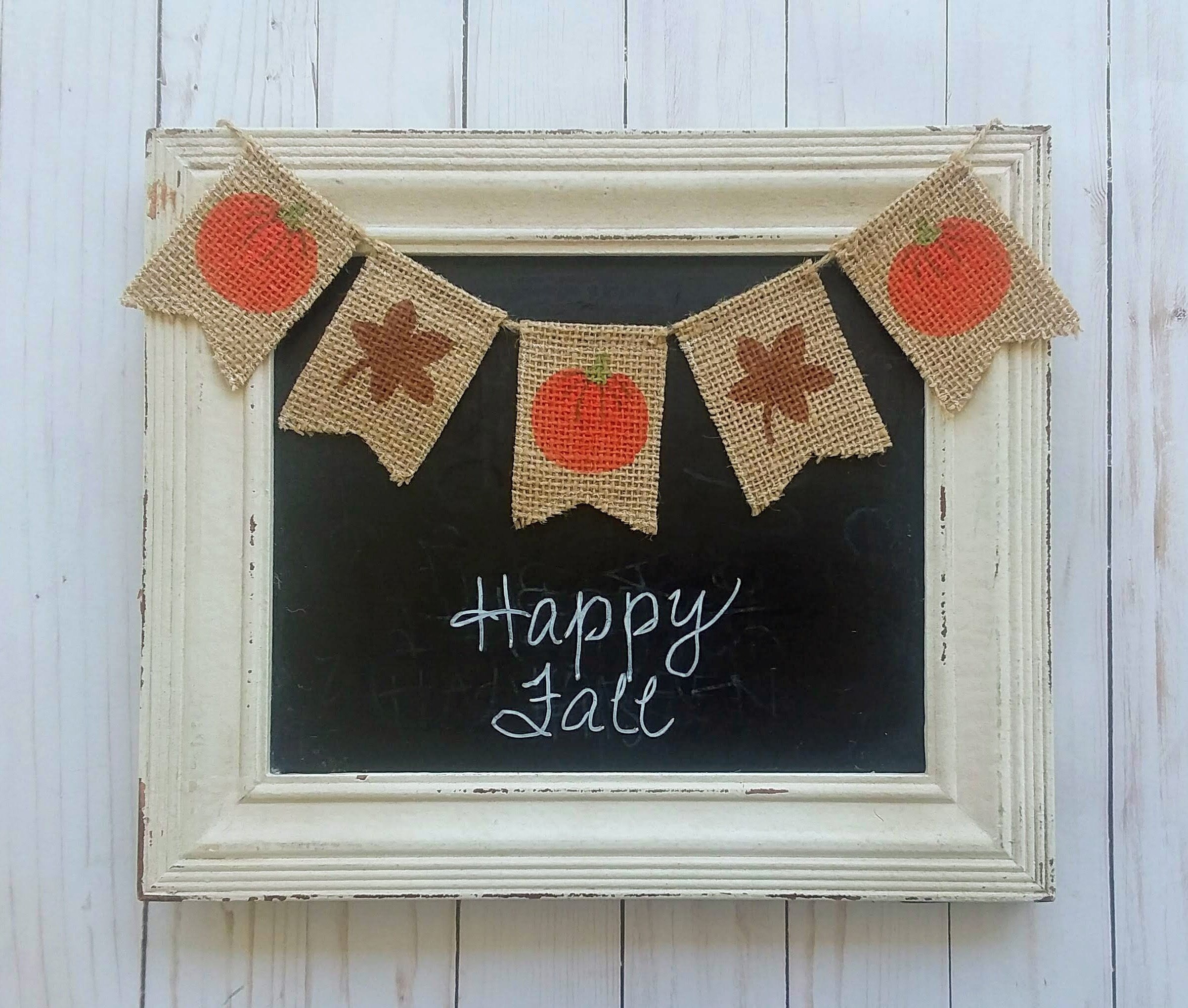 Thankful Burlap Banner - Rustic Thanksgiving Decor For Home And Classroom