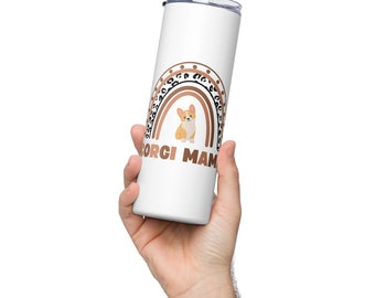 Corgi Mama Stainless steel tumbler
