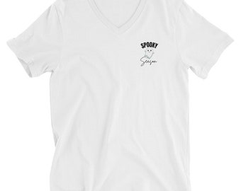 Unisex Short Sleeve V-Neck T-Shirt
