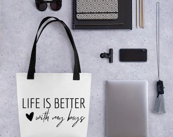 Boy Mom Tote bag