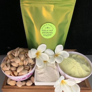 Pistachio Frappe Drink Powder Smoothie Blended Iced Pistachio Powder Coffee Powder Instant Pistachio Drink 10 oz