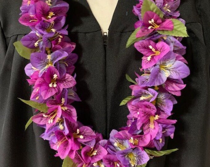 Class of 2023 Hawaiian Bougainvillea Lei SILK Fabric Flower Etsy