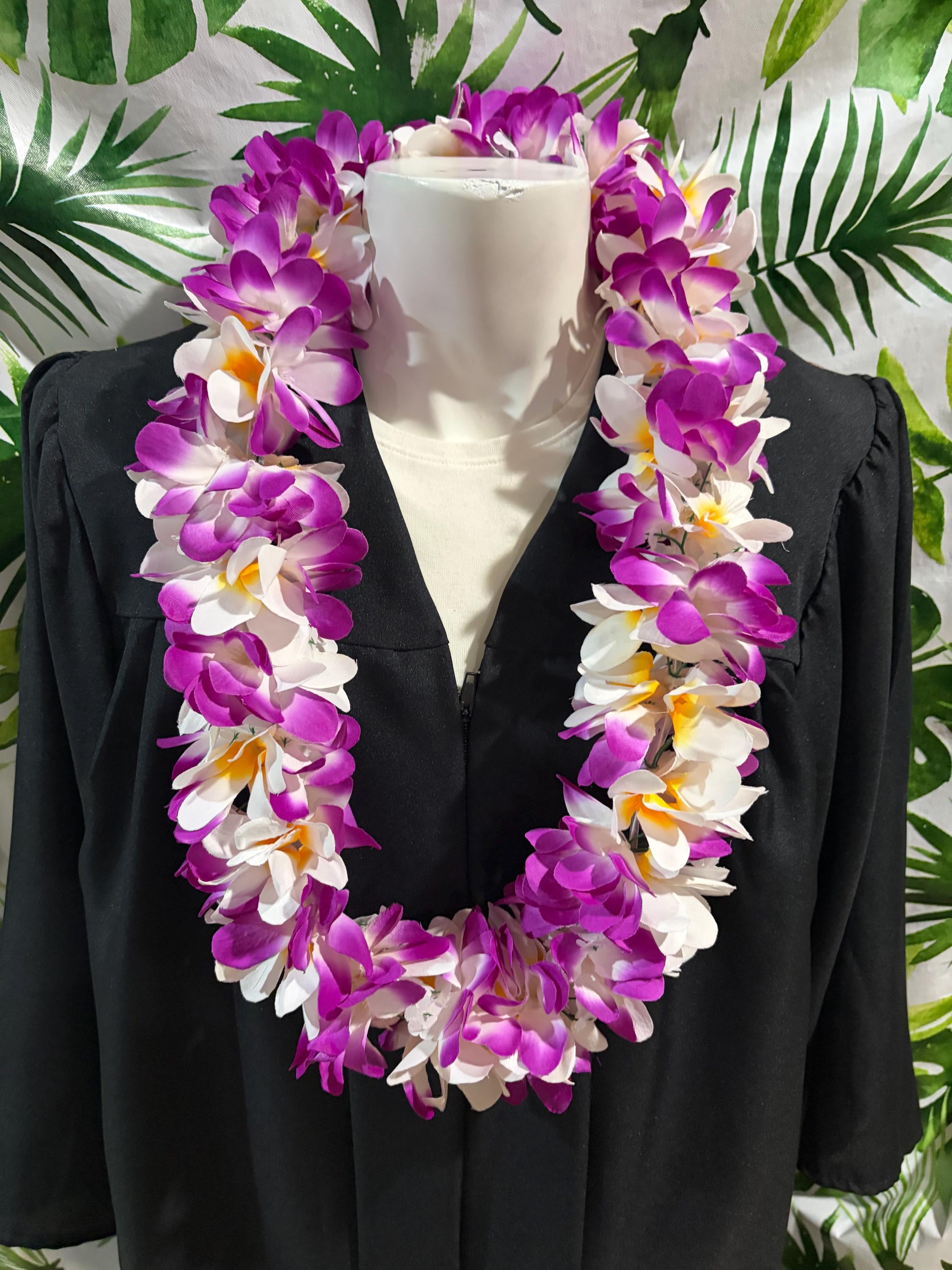 Class of 2026 Hawaiian Plumeria Flower Lei Fabric Flower Lei 