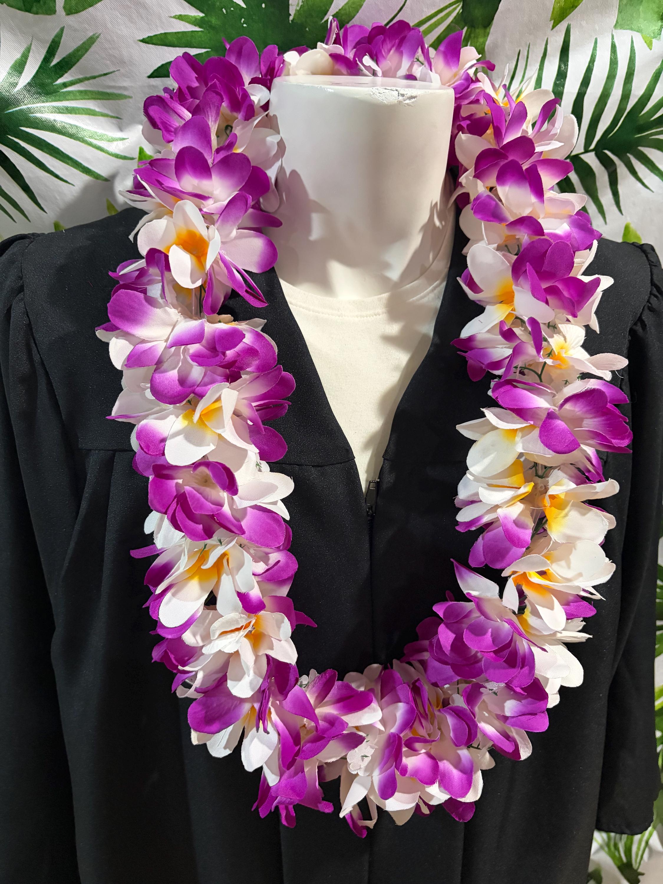 Class of 2026 Hawaiian Plumeria Flower Lei Fabric Flower Lei 