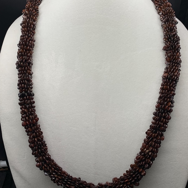 Hawaiian Koa Seed Lei  Necklace Ipil Ipil Seed Lei BROWN Kukui Lei Necklace Graduation Lei Wedding Lei Necklace