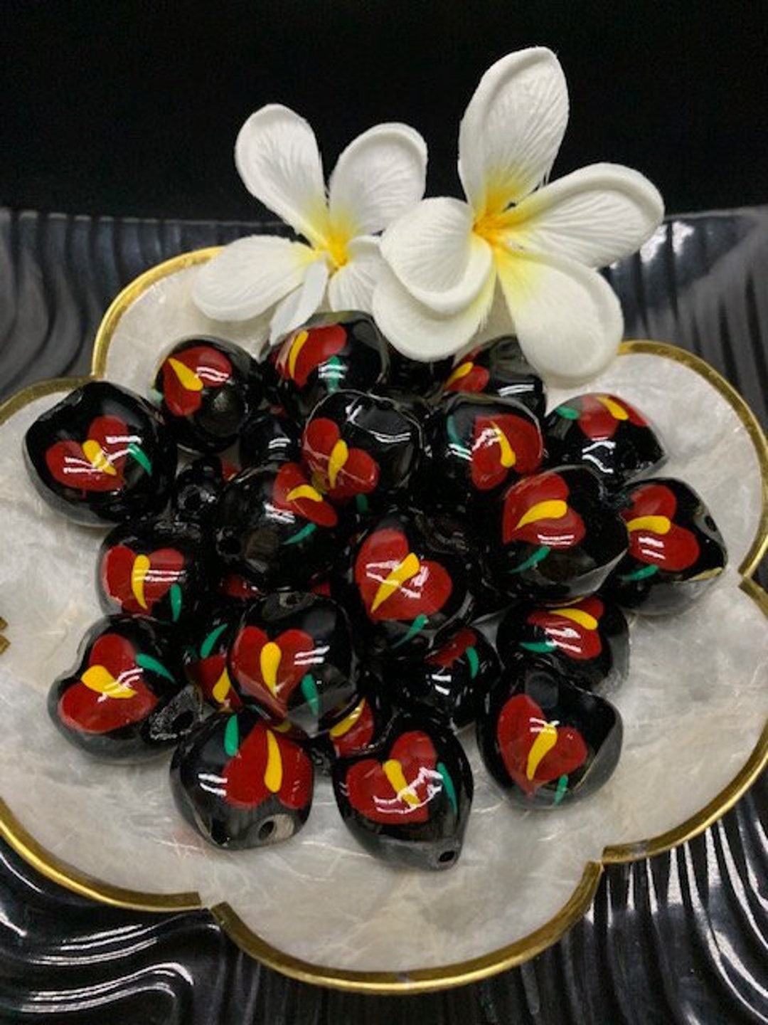 LOOSE Kukui Nuts Hawaiian Kukui Nuts Loose for Lei Making and
