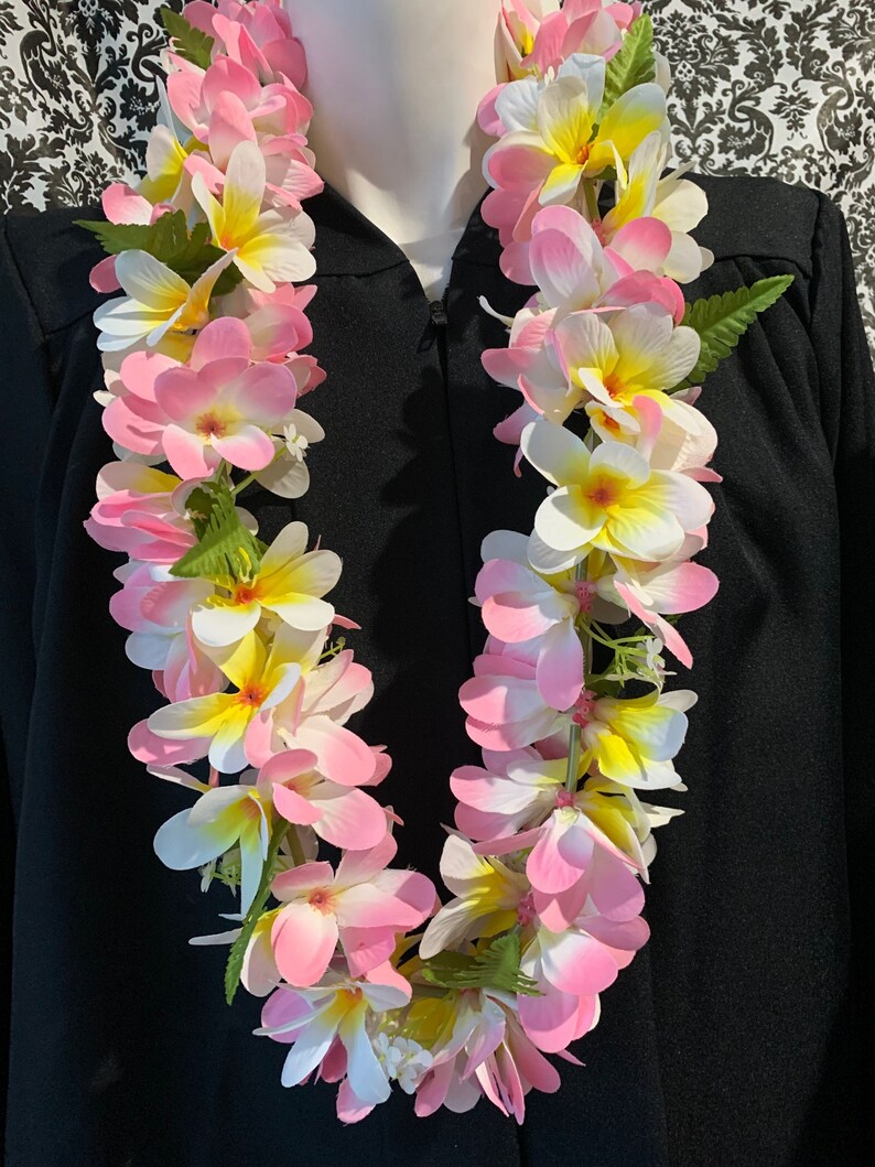 Class of 2022 Hawaiian Plumeria Flower Lei Fabric Flower Lei Etsy