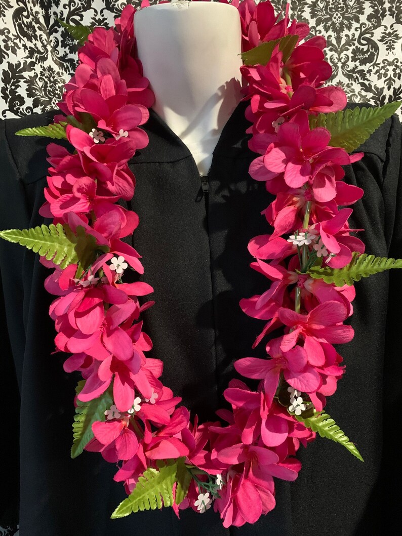 Class of 2023 Hawaiian Plumeria Flower Lei Fabric Flower Lei Etsy