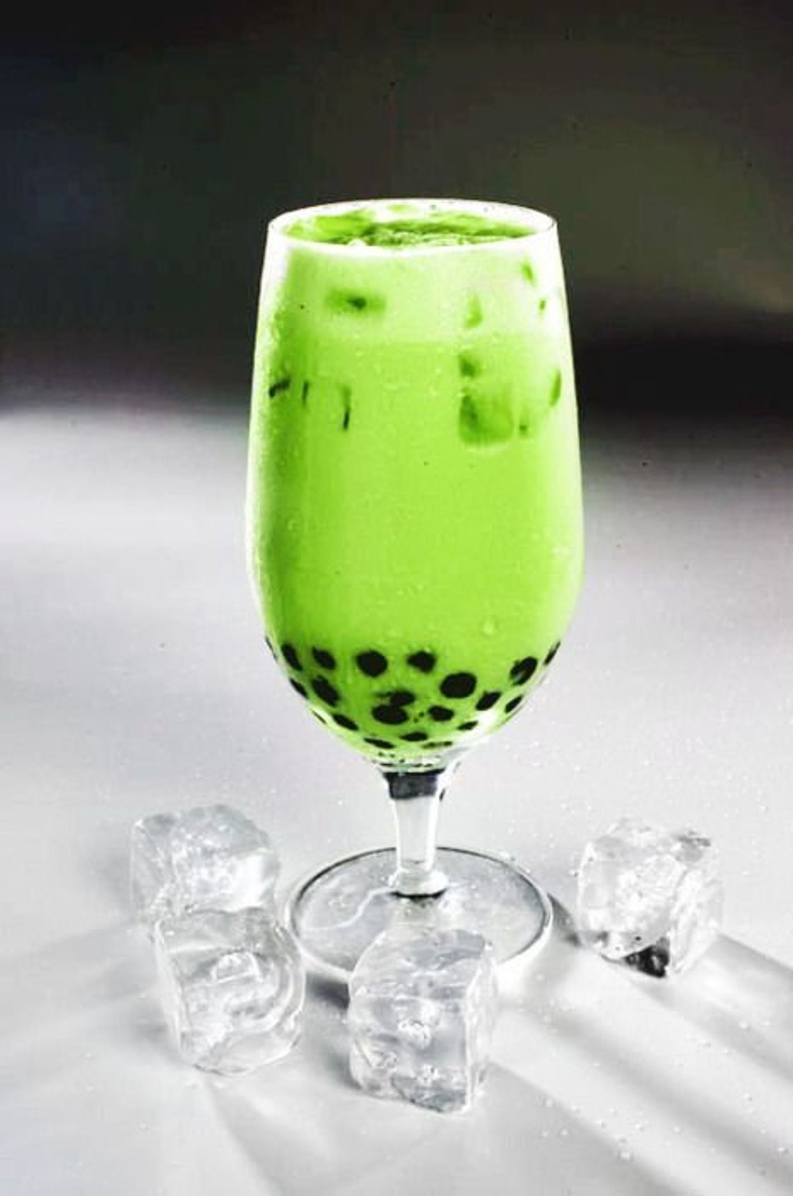 Deluxe GREEN APPLE Powder Bubble Tea Boba Tapioca Pearls Brown Etsy