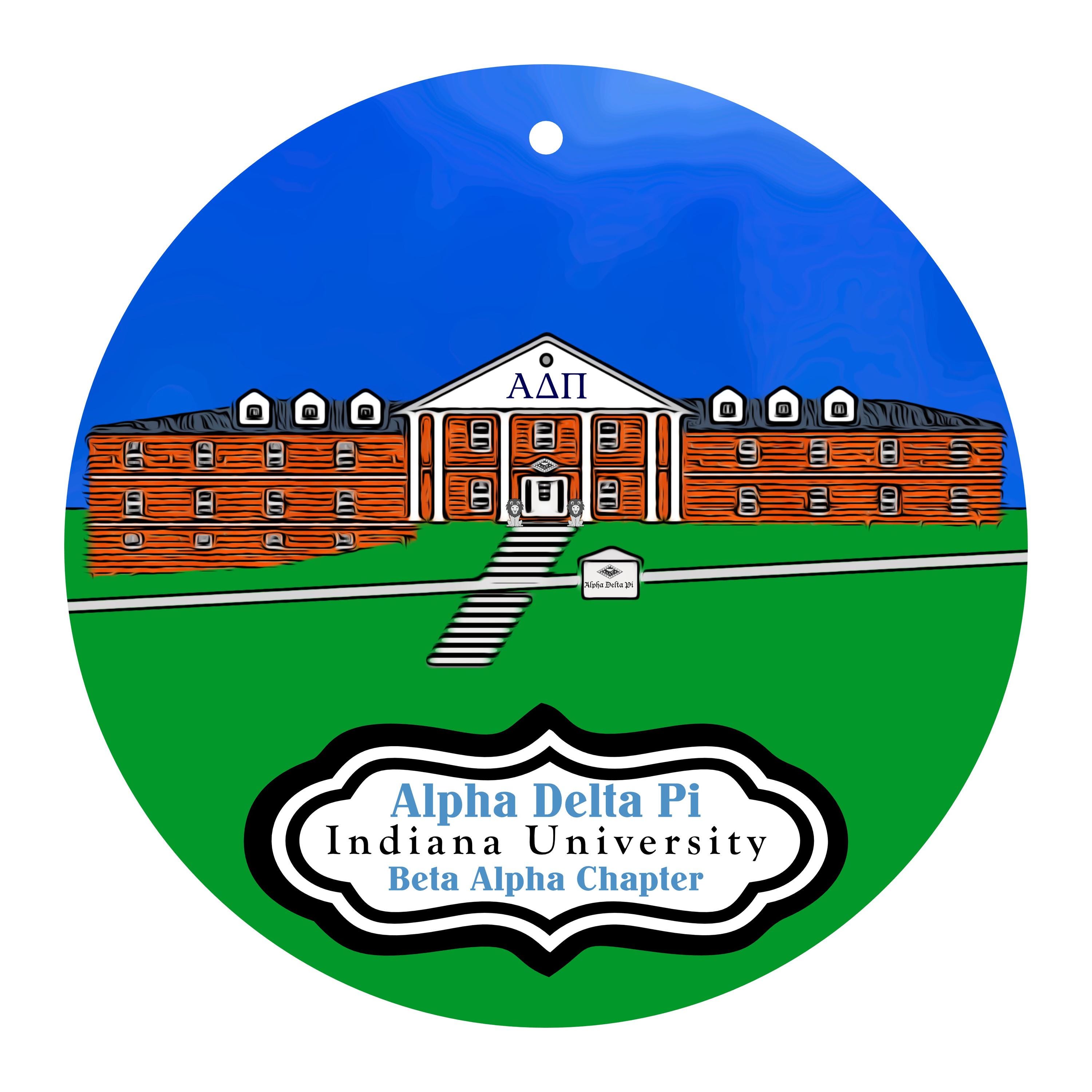 Alpha Delta Pi Sorority House at Indiana University Christmas & All ...